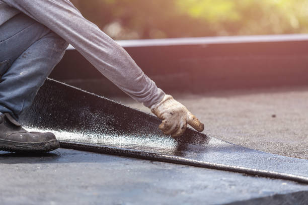 Professional Waterproofing technician working in Secaucus, NJ